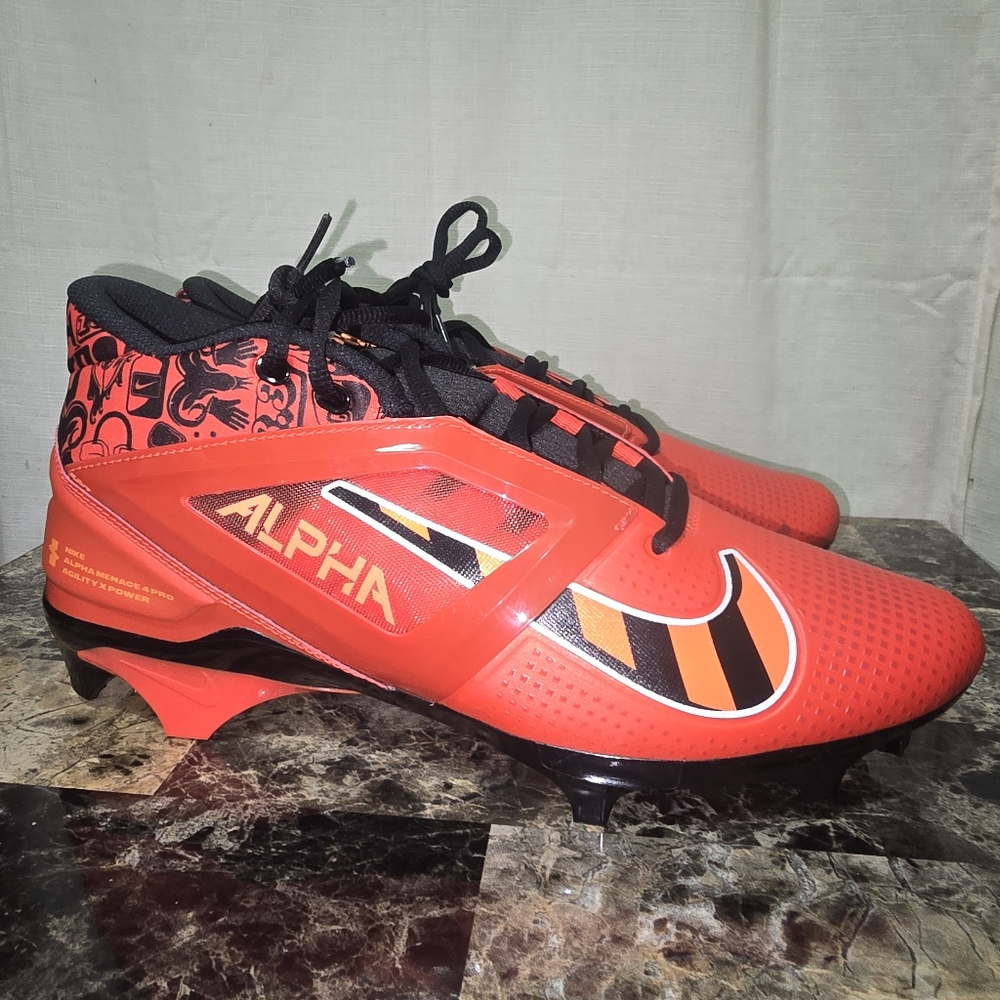 Nike Alpha Red and Black Cleats